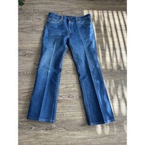 Levi’s 517 0217 XX Jeans 36x31 Bootcut Flare Starched USA Vtg 1980s Talon Zip